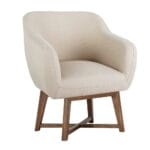 Artiss Fabric Tub Lounge Armchair – Beige Furniture EZ SHOP 16