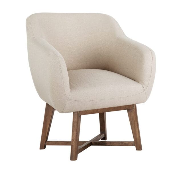 Artiss Fabric Tub Lounge Armchair – Beige Furniture EZ SHOP 9