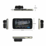 1080P Car Dash Camera Dual Front and Rear Video DVR Recorder Night Vision Kit Dash Cam EZ SHOP 46