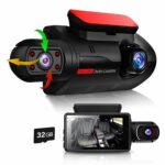 HD 1080P Car Dash Cam Front and Inside Dual Camera Comes With 32GB Card Dash Cam EZ SHOP 22