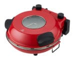 12-inch Pizza Oven with Thermal Control, Timer, Viewing Window, and Removable Stone – Red Pizza EZ SHOP 10