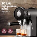 Devanti 20 Bar Coffee Machine Espresso Cafe Maker Kitchen EZ SHOP 21