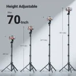 UGREEN 15609 Cell Phone Selfie Stick Tripod 1.7m with Bluetooth Remote 28 UGREEN 15609 Cell Phone Selfie Stick Tripod 1.7m with Bluetooth Remote - Image 3