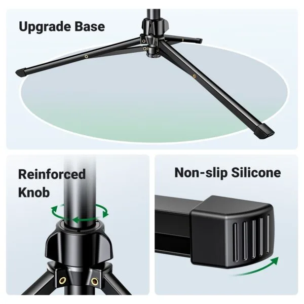 UGREEN 15609 Cell Phone Selfie Stick Tripod 1.7m with Bluetooth Remote - Image 11