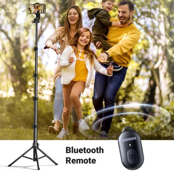 UGREEN 15609 Cell Phone Selfie Stick Tripod 1.7m with Bluetooth Remote Photography EZ SHOP 25