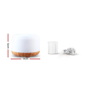 Devanti Aroma Diffuser Aromatherapy Humidifier 500ml Humidifier EZ SHOP 3