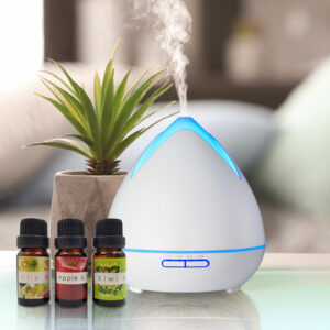 Essential Oils Ultrasonic Aromatherapy Diffuser Air Humidifier Purify 400ML – White Humidifier EZ SHOP 3