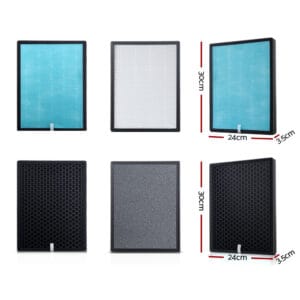 Devanti Air Purifier 4 Layers HEPA Replacement Filter Appliances EZ SHOP 6